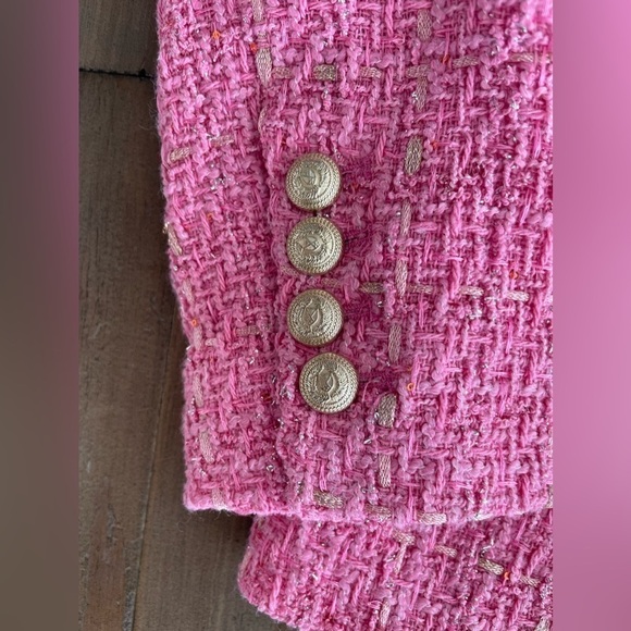 Generation Love pink multi tweed blazer - Picture 9 of 9